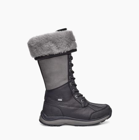 UGG Adirondack III Tall Black Boots for Women (DLIV62475)